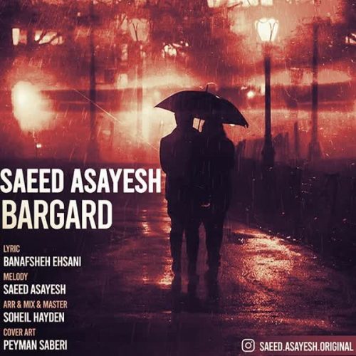 موزیک منتشر شده سعید آسایش بنام برگرد دانلود آهنگ برگرد از سعید آسایش